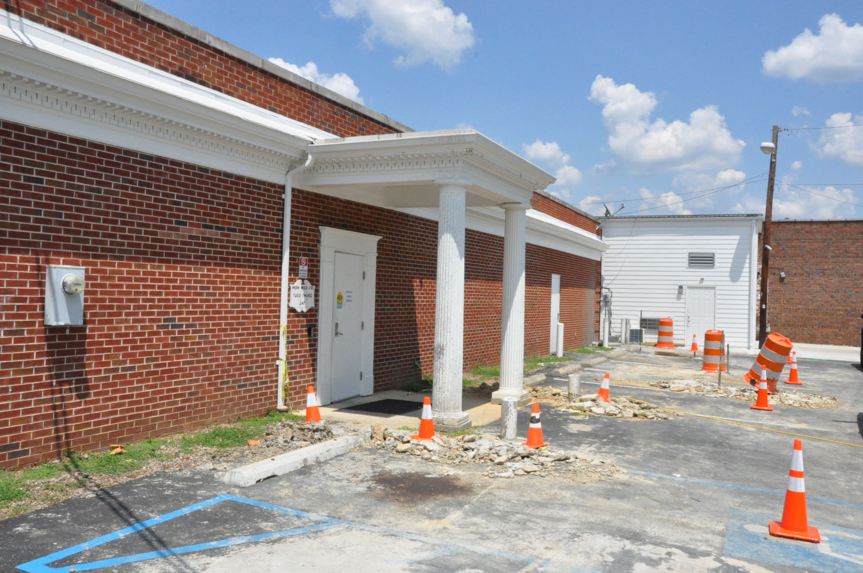 renovation has just begun at the Johnson County Public Library